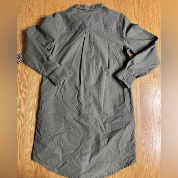 VANS Women’s Olive Green/Army Green Full Button Down Broadway Dress SZ M New!!! - Picture 6 of 12